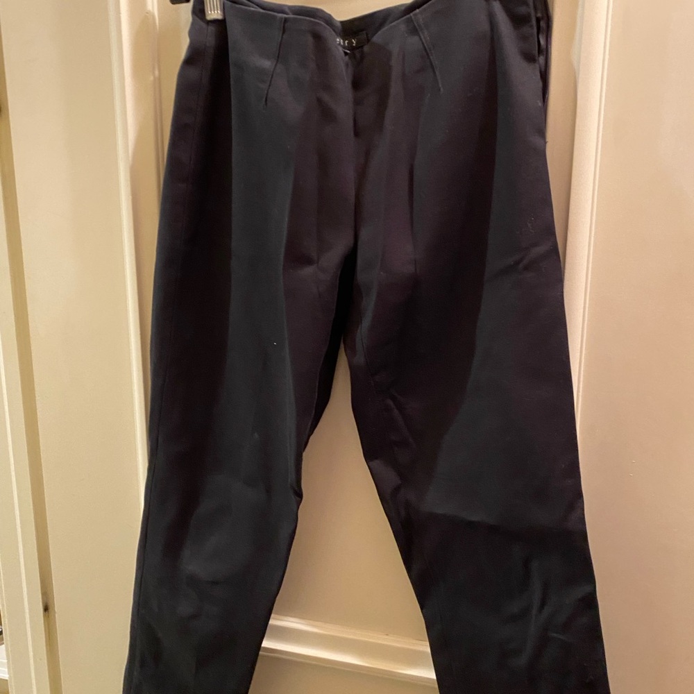 Theory tailored black dress plants size 00